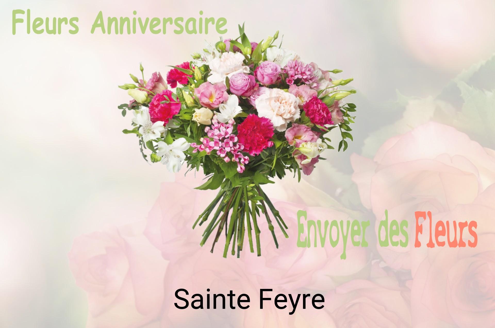 Bouquet de fleurs d’anniversaire livré à Sainte-Feyre